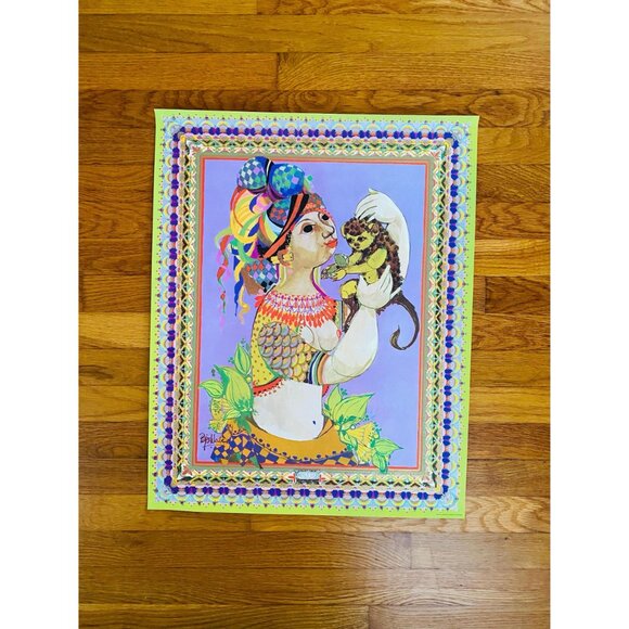 Bjørn Wiinblad The Four Corners of the World South, Lady of the South, Poster - Picture 2 of 7